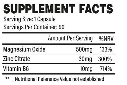 Zma | Cink, magnezij in b6 - 90 kapsul