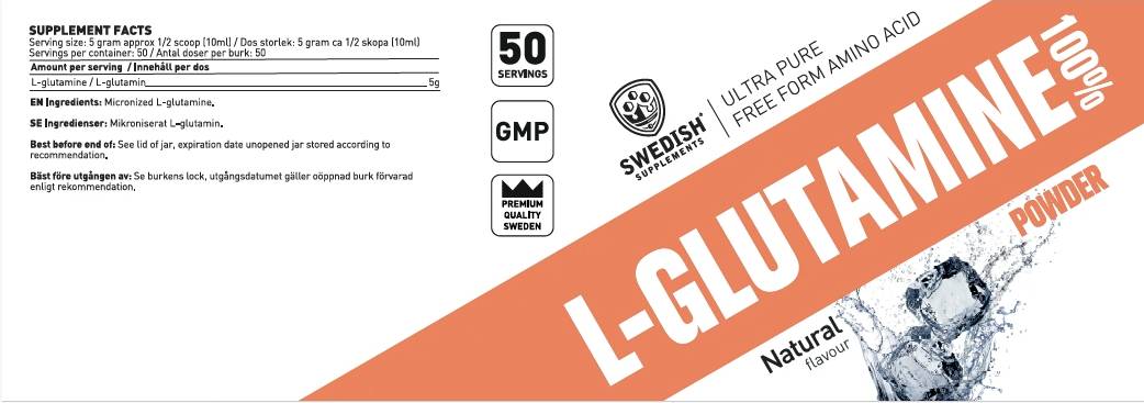 L -glutamin 100% - 250 gramov