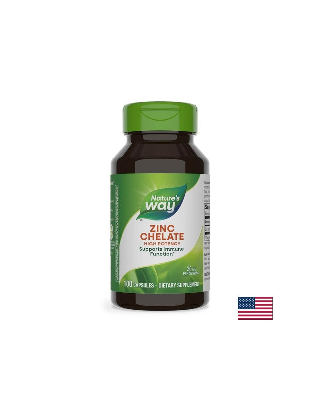 Cinkov kelat/ cink (chelate) x 100 kapsule narava pot