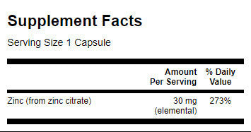 Cink / citrat / 30mg. / 60 kape. - 0