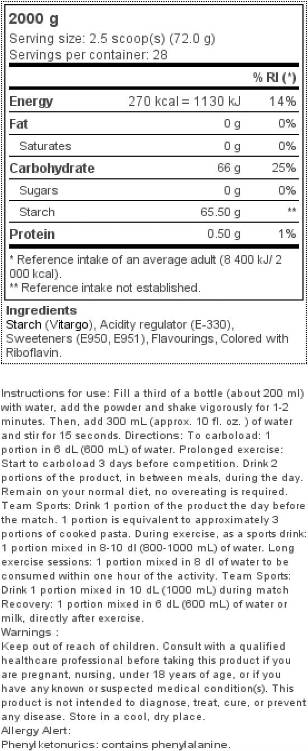 <tc>VITARGO</tc> Carboloader - 2000 gramov