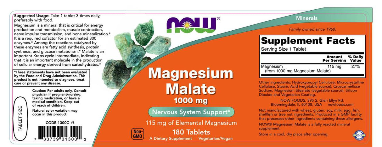 Magnezijev malat 1000 mg - 180 tablet