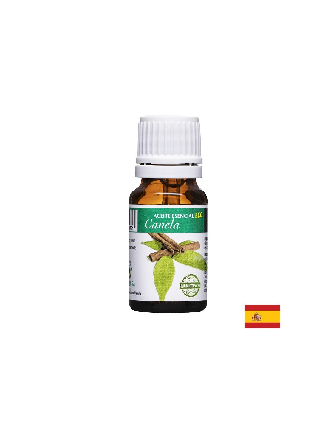 Organsko cimetovo eterično olje - Nadzor krvnega sladkorja - Aceite Esencial Eco Canela, 10 ml