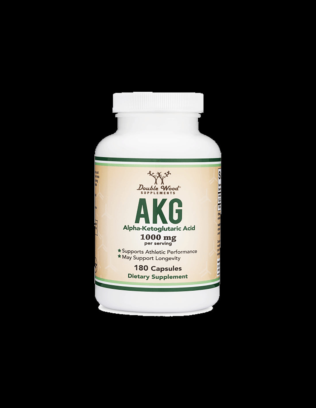 AKG (Alpha Ketoglutaric Acid), 180 capsules Double Wood - Nutra Best Europe