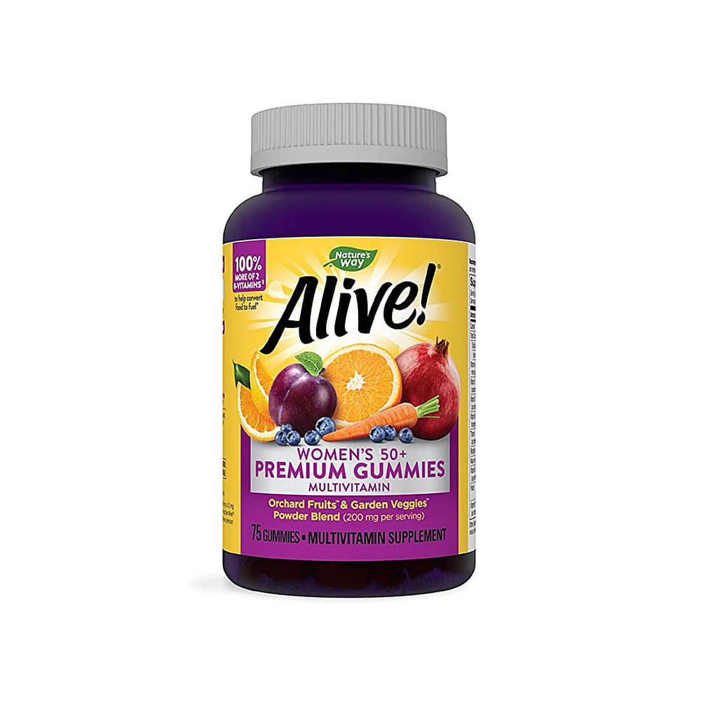 <tc>Alive</tc>! Ženski 50+ gumijasti vitamini - 75 gumijev