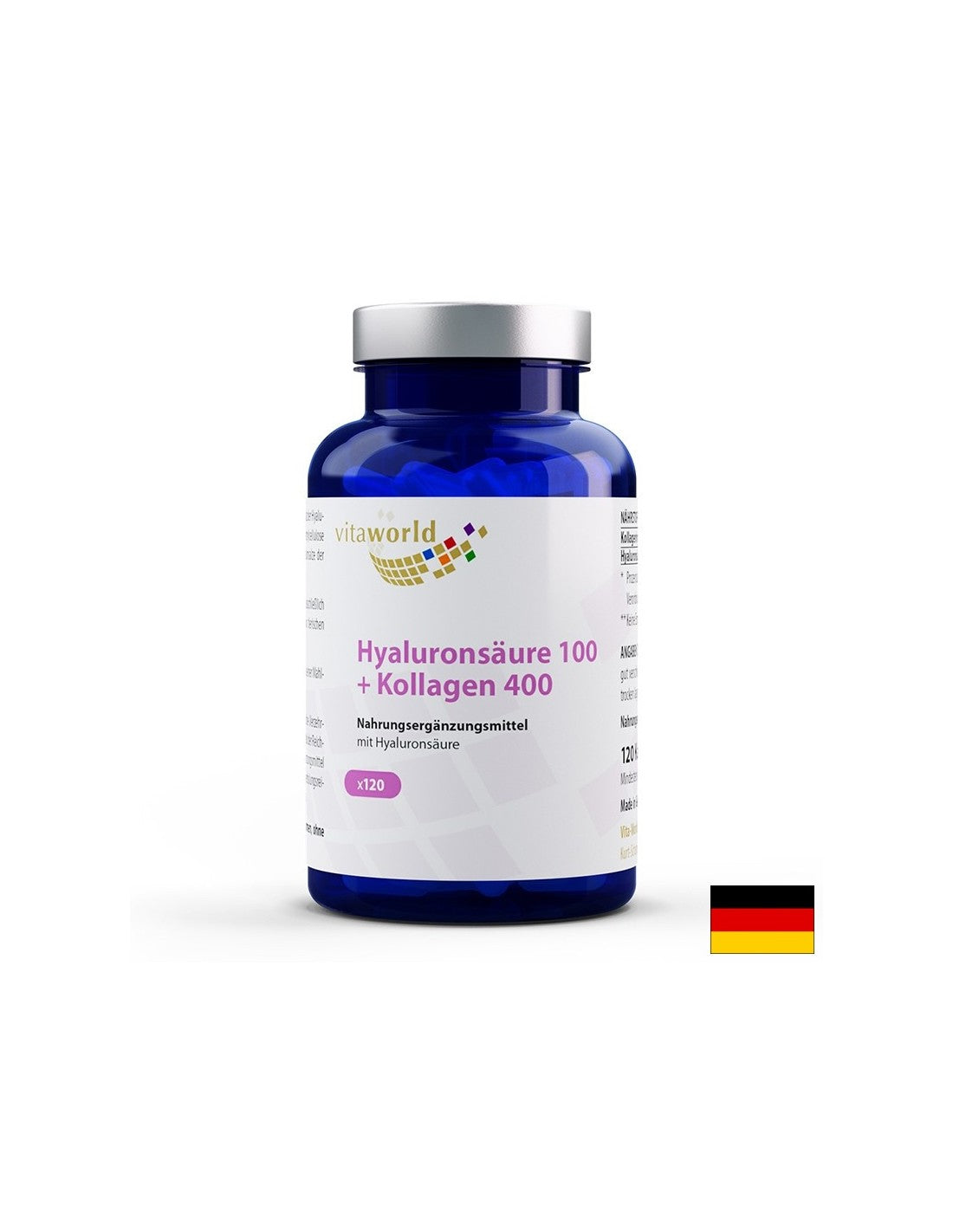 Protiziranje - hialuronska kislina + kolagen, 120 kapsul