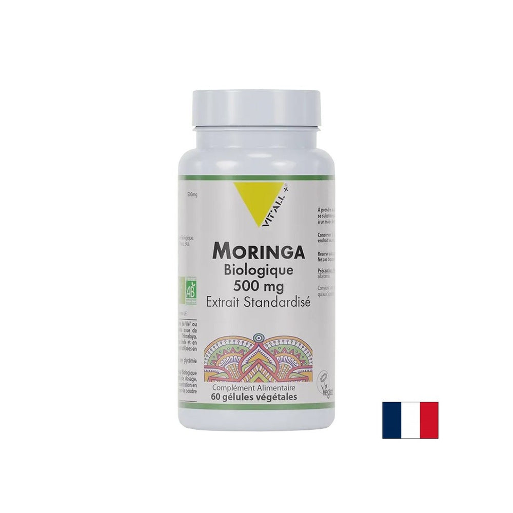 Antioksidant in močna imunost - Moringa, organska, 500 mg x 60 kapsul