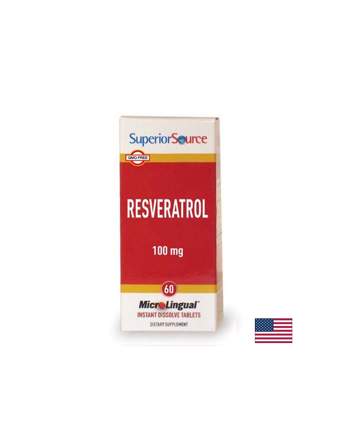 Antioksidant - resveratrol 100 mg + licorice, 60 podjezičnih tablet