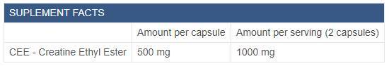 CEE 1000 / kreatin etil ester 120 kapsul