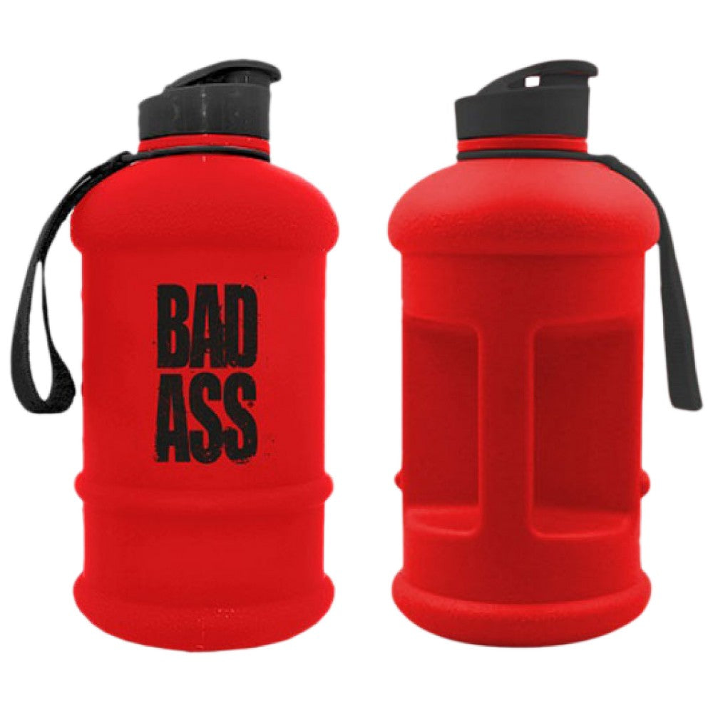 <tc>BAD ASS</tc> / Mat Vrč za vodo / Črni logotip 1300 ml