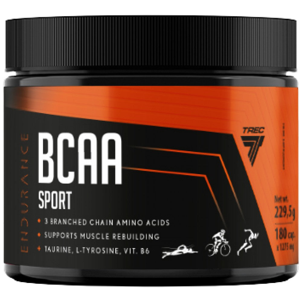 BCAA Endurance Sport Caps | z L -tirozinom - 180 kapsul