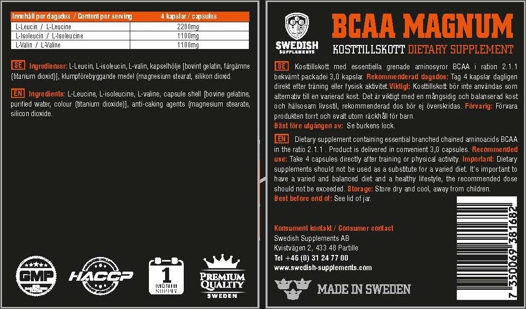 BCAA Magnum 1100 mg 120 kapsul