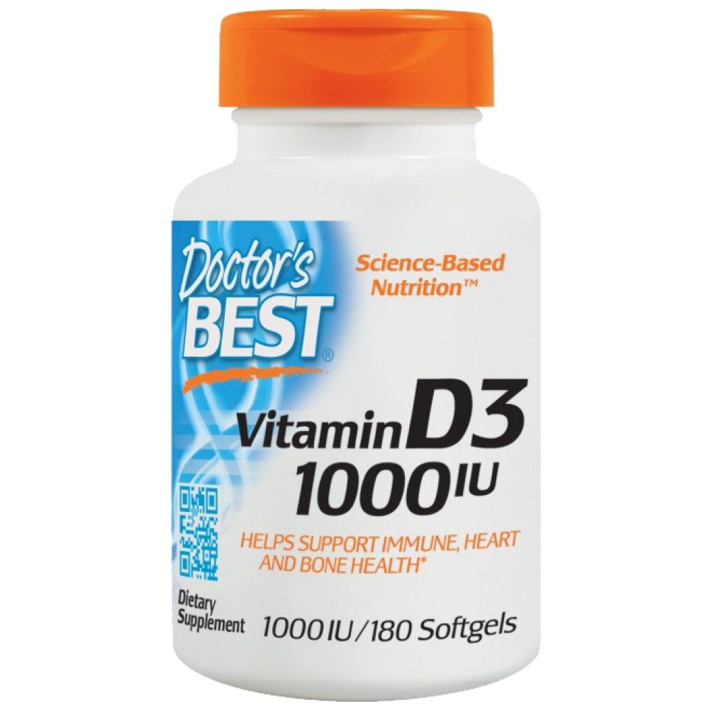 Najboljši vitamin D3 1000 iu - 180 gel kapsul