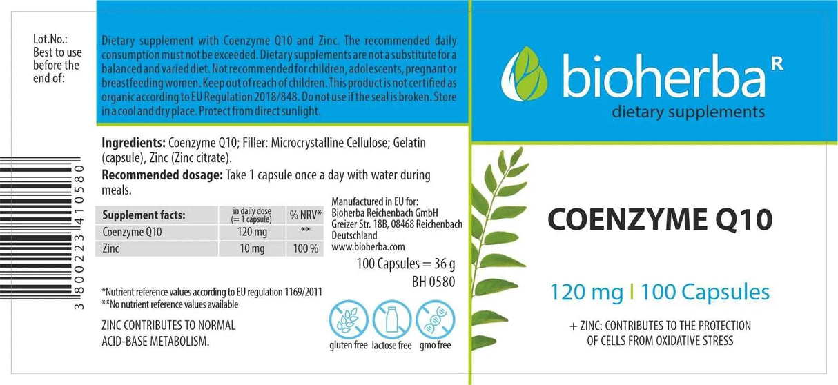 CoQ10 120 mg - 100 kapsul