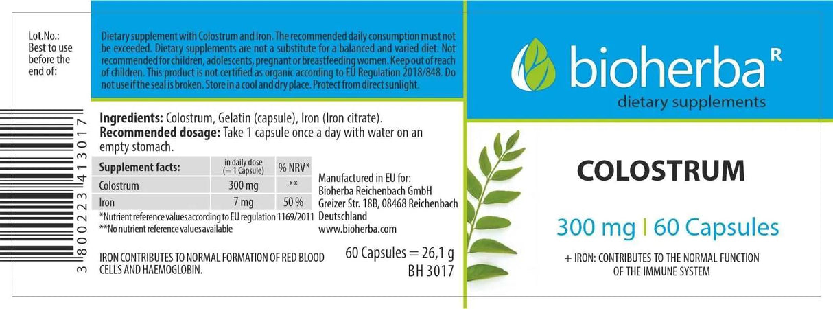 Kolostrum 300 mg - 60 kapsul