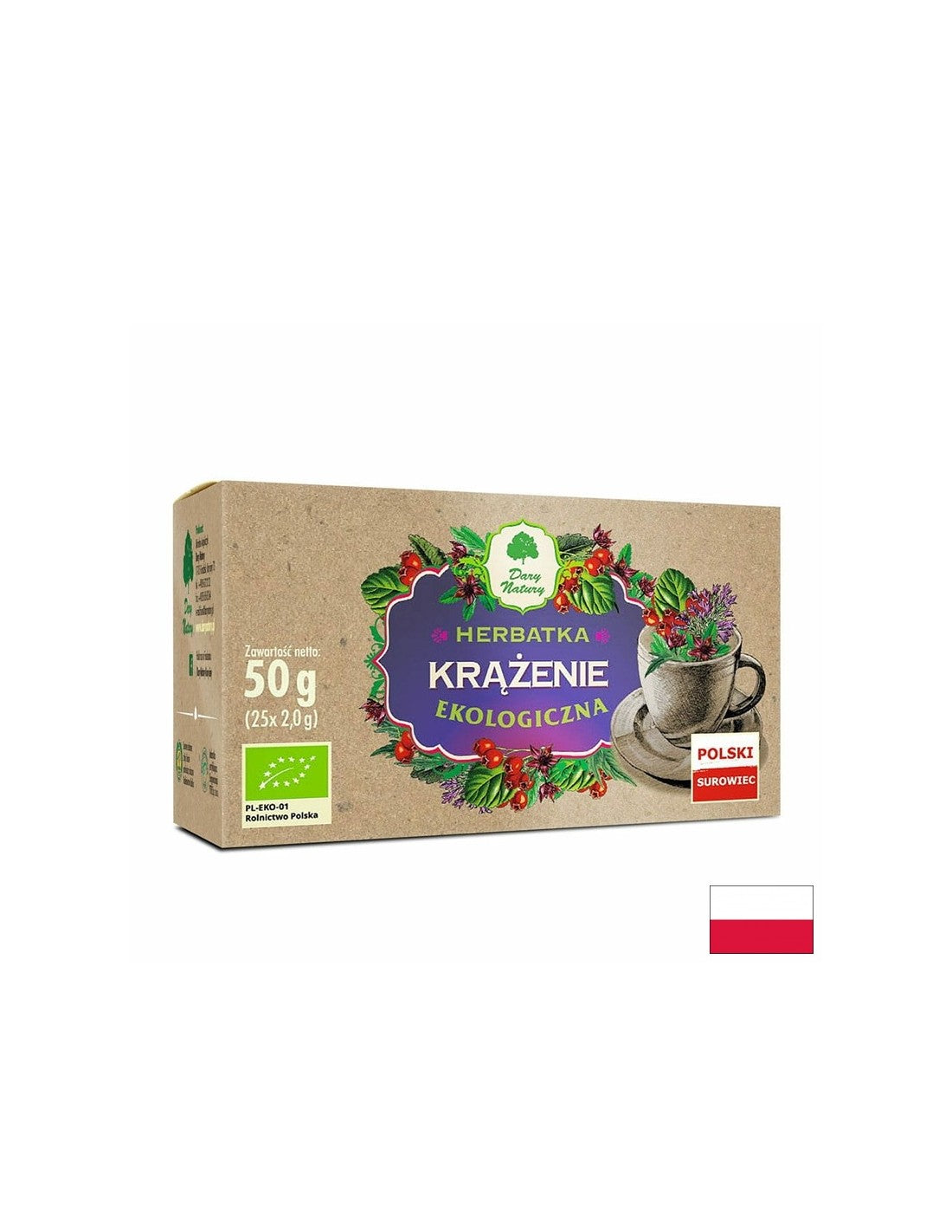 Bio za zeliščni čaj, 25 paketov