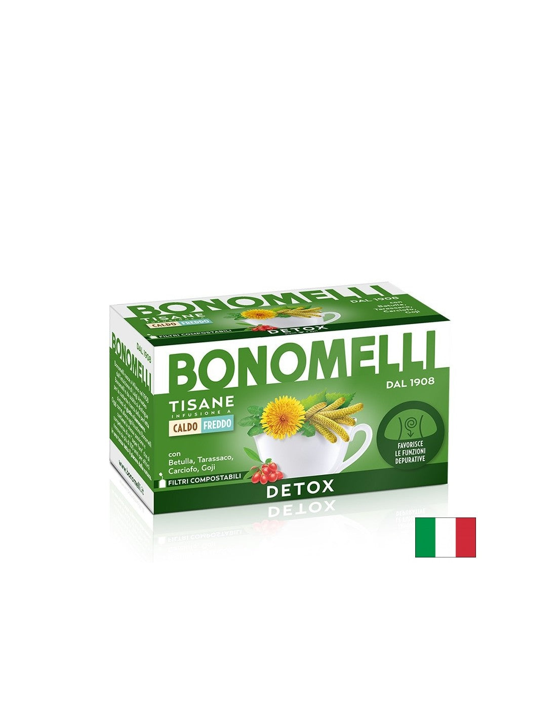 Detoks zeliščnega čaja - čiščenje in presnovno ravnovesje, 16 vrečk