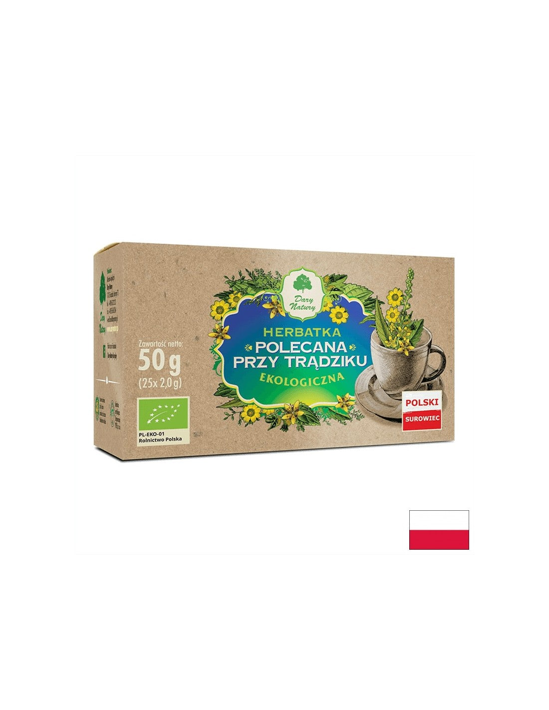 Zeliščni čaj za akne in problematično kožo, 25 filtrirnih vrečk