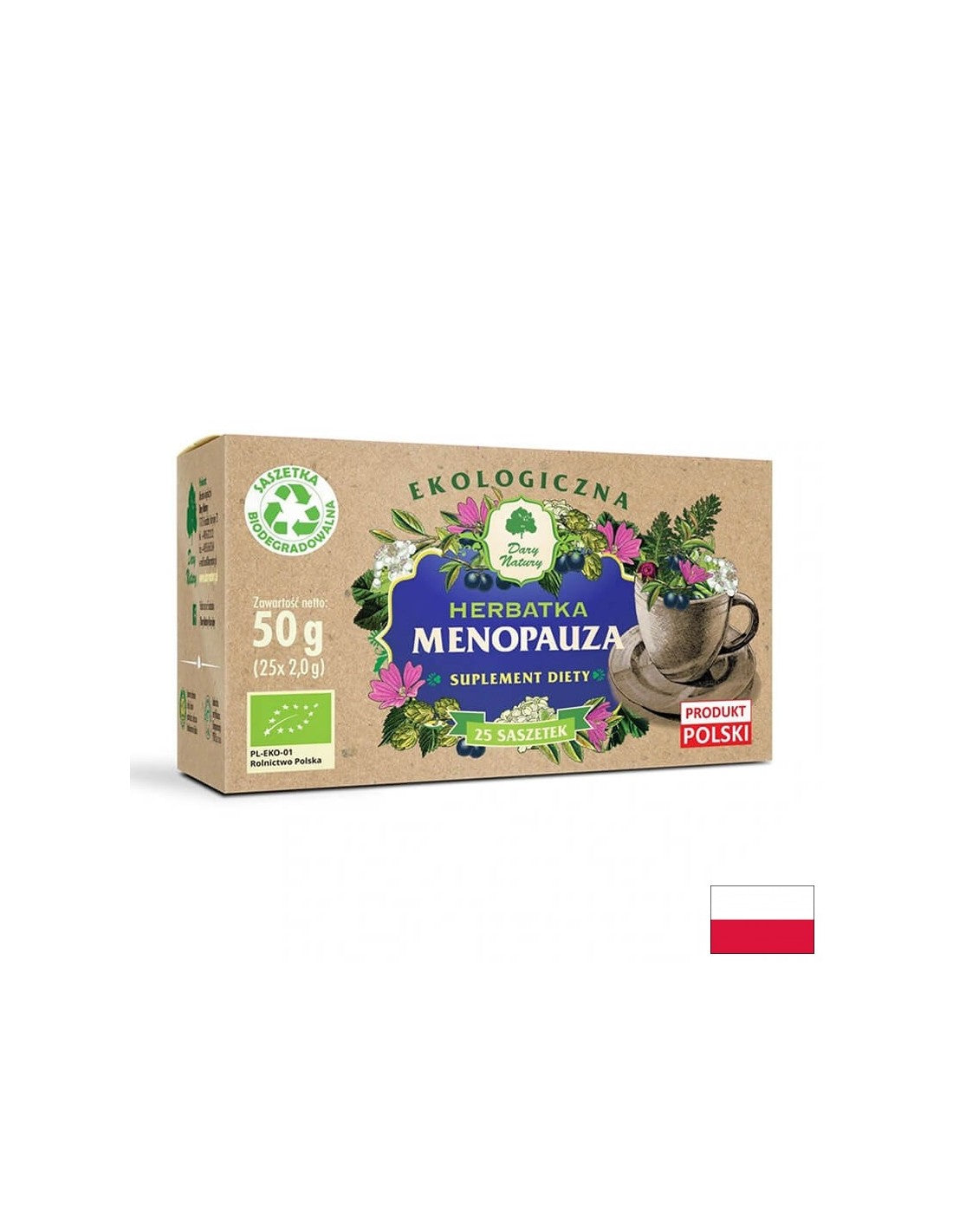 Zeliščni čaj za biopavzo, 25 paketov