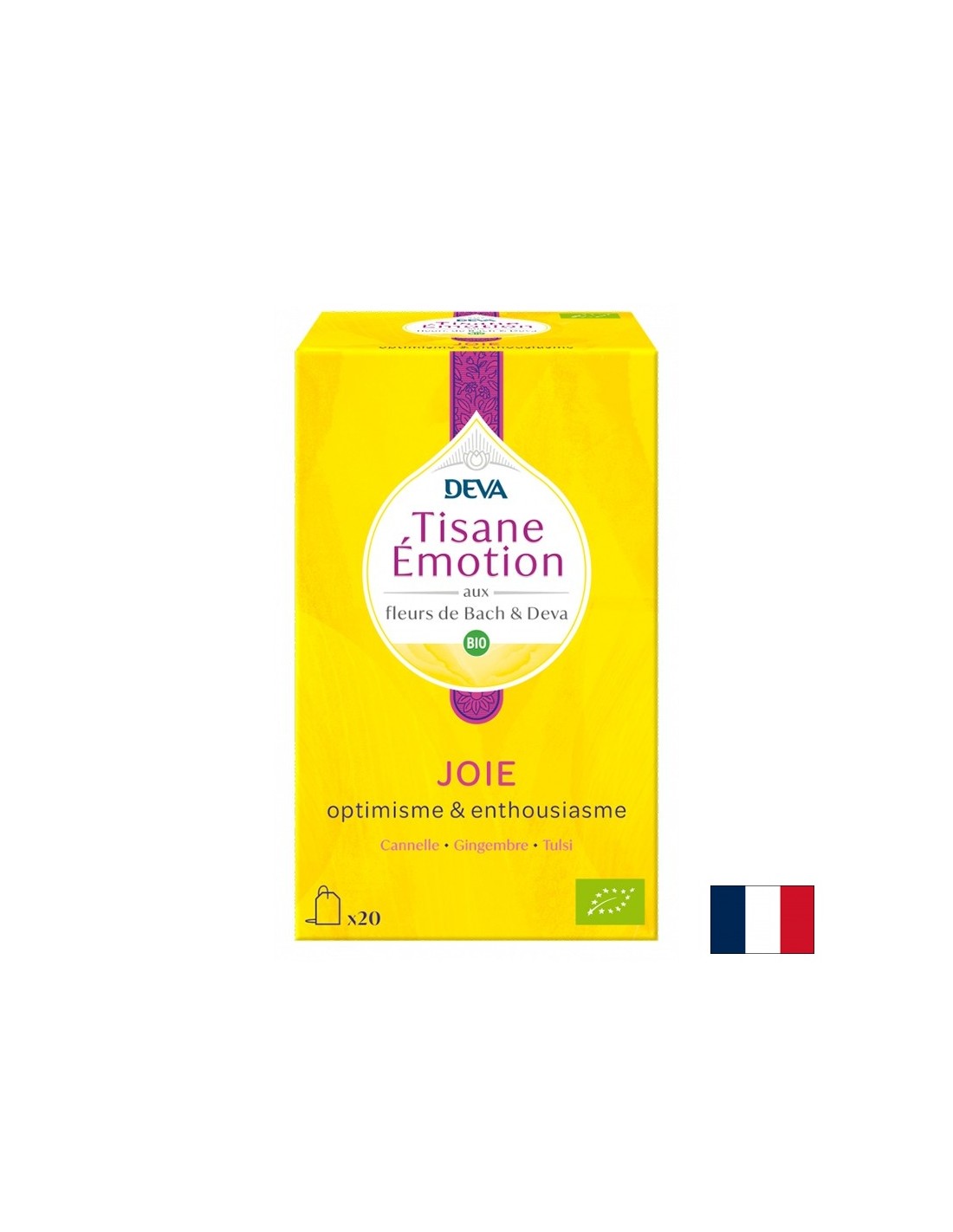 Zeliščni čaj "veselje" (s cvetličnimi eliksirji po metodi dr. Bacha), 20 filtrirnih vrečk