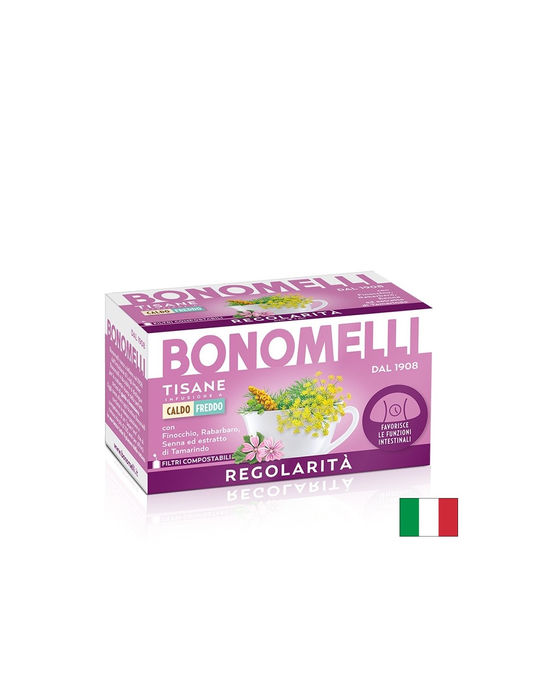 Zeliščni čaj za dobro peristalso - črevesno udobje in naravna prehodnost, 16 vrečk