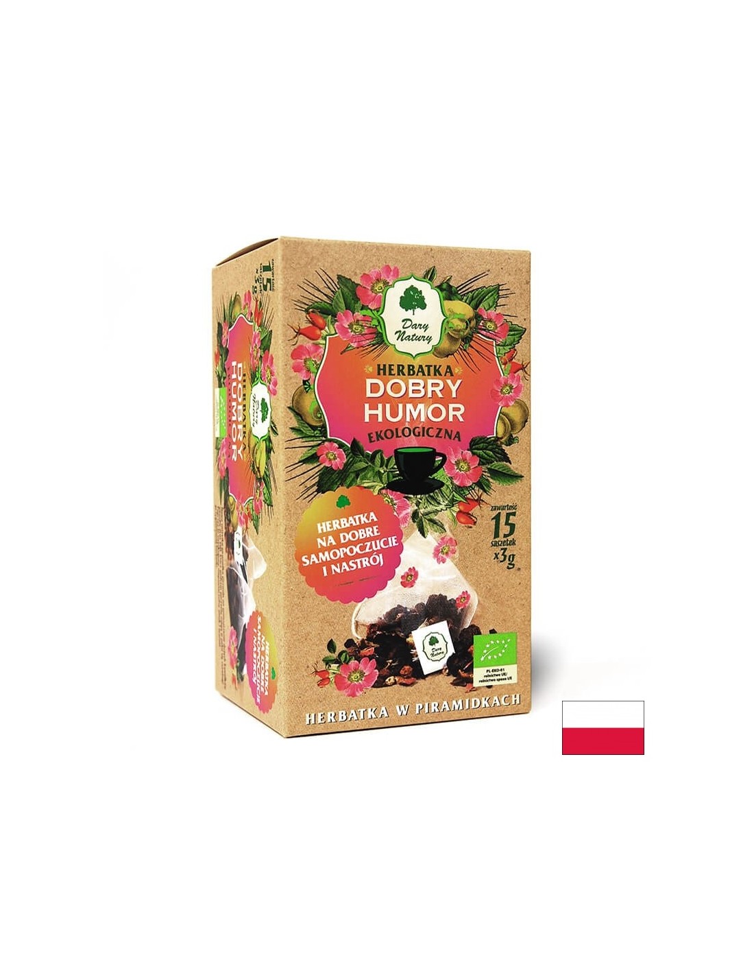 Zeliščni čaj za dobro razpoloženje, 15 paketov