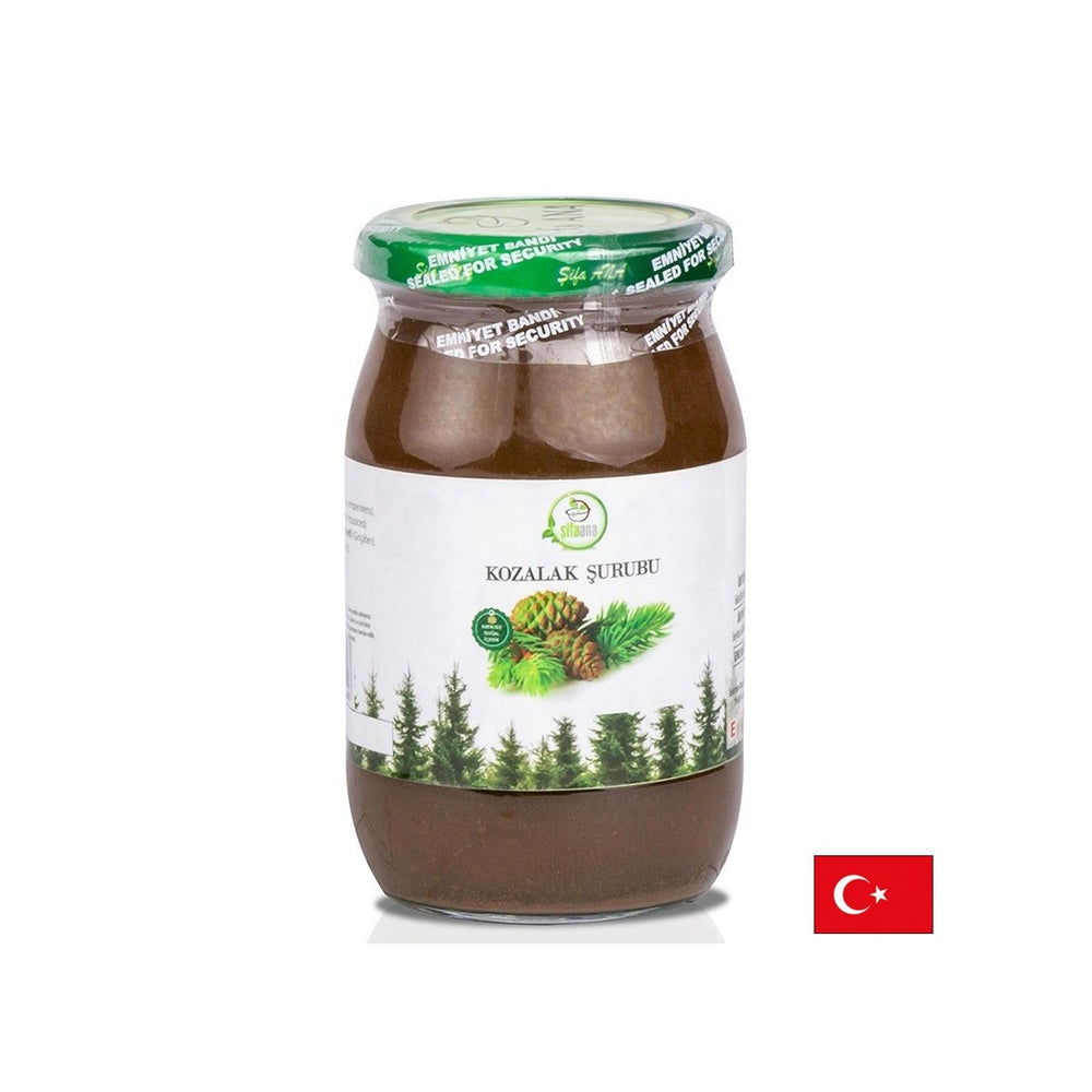 Zeliščni borov stožecni sirup - za prehlad in gripo 370 g