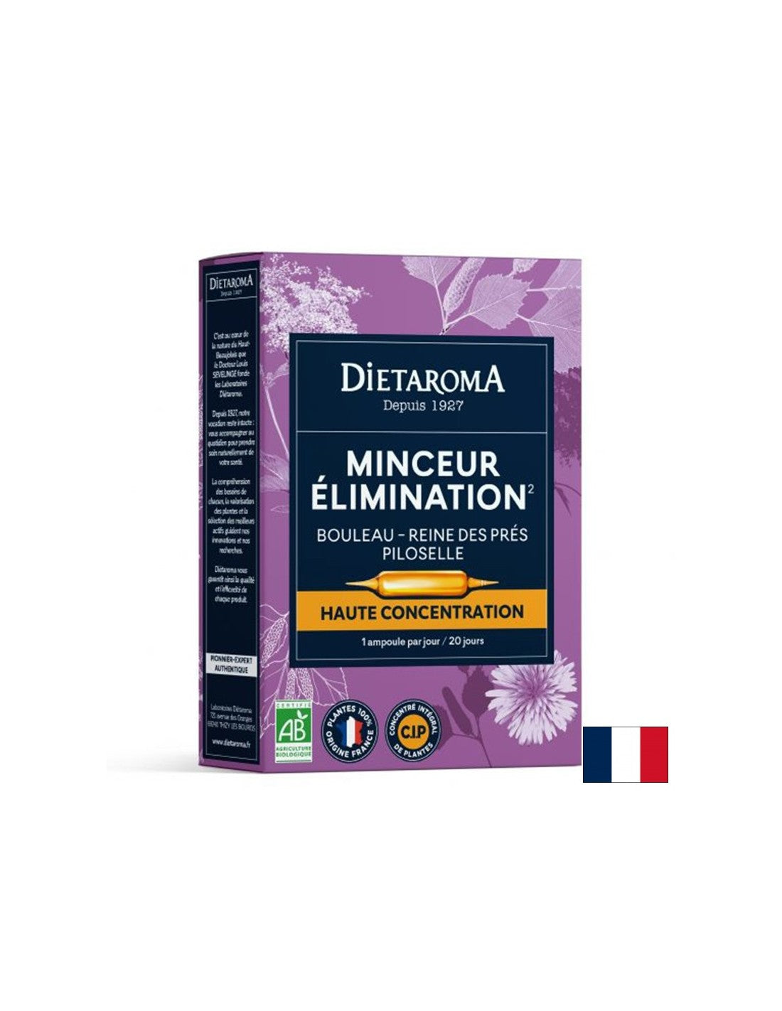 Zeliščna formula za hujšanje (z brezo, močvirnim barjem in mišjimi ušesi), 20 ampul