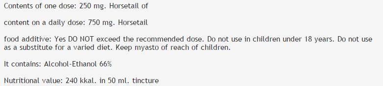 Tinktura konja - 50 ml