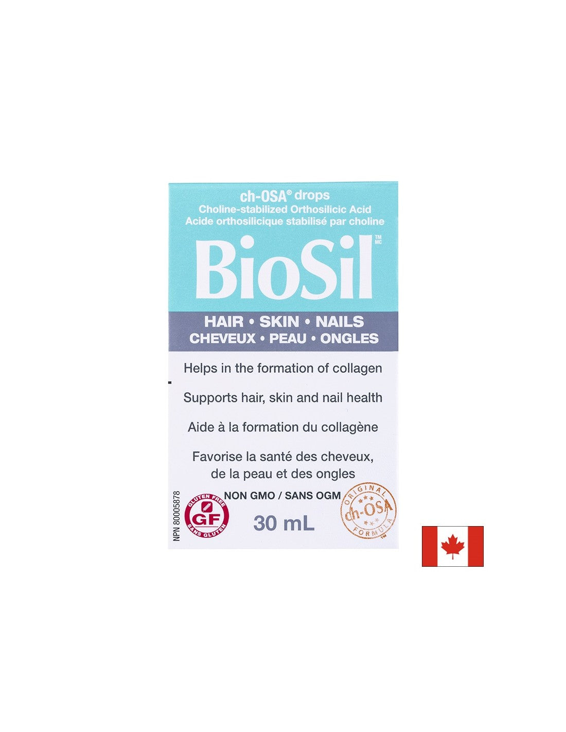 BioSil™ Hair, Skin & Nails 30 ml x 60 dnevnih odmerkov <tc>Natural Factors</tc>
