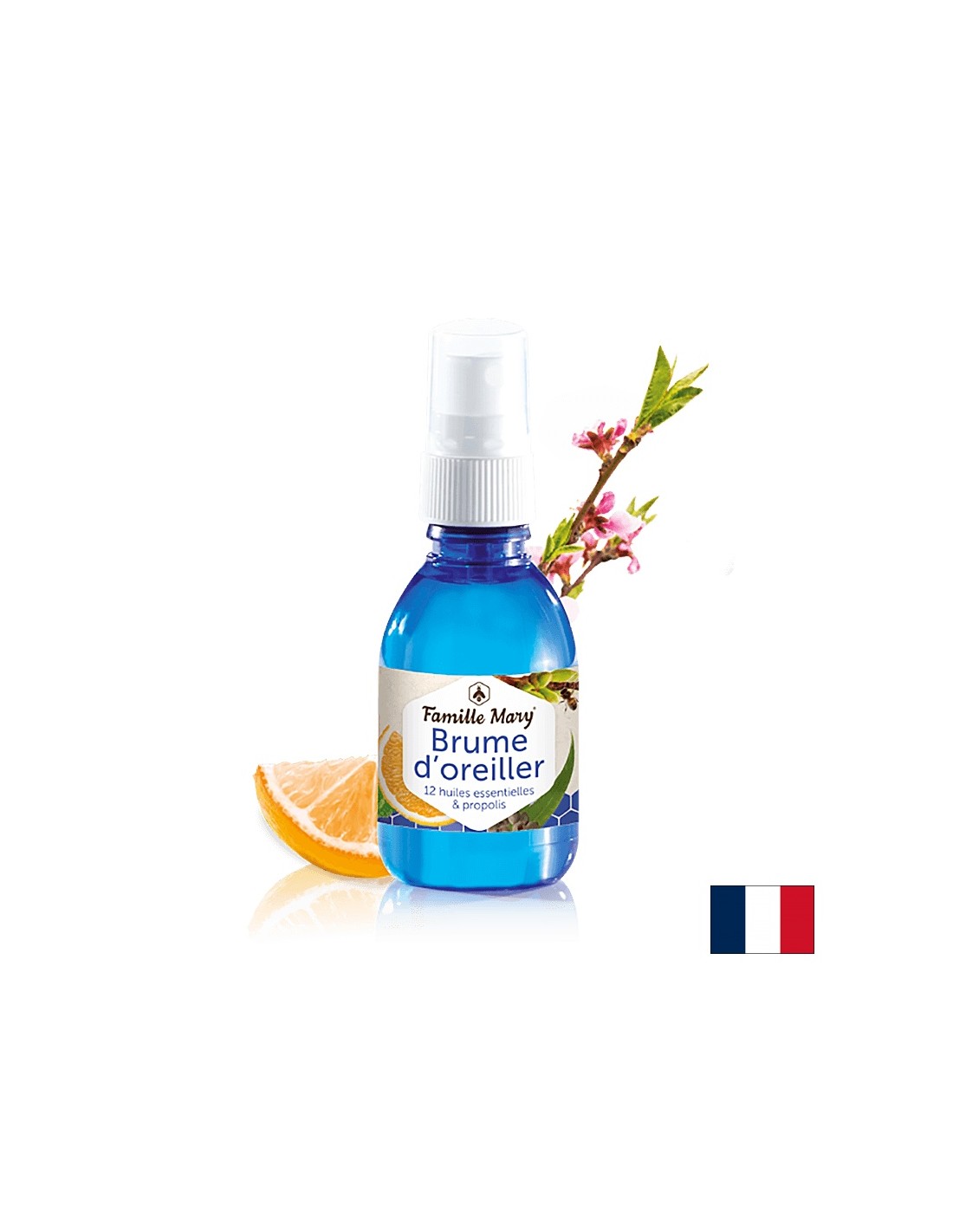 Sproščujoči razpršilec za spanje z 12 eteričnimi olji - Brume Oreiller, 50 ml