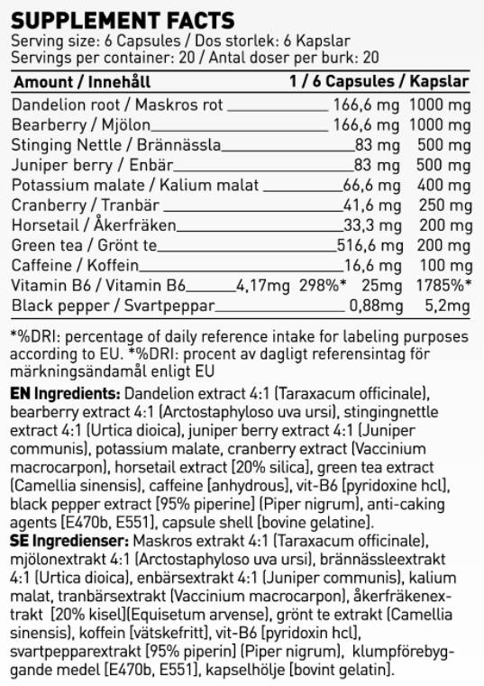Čiščenje in ravnotežje - 120 kapsul