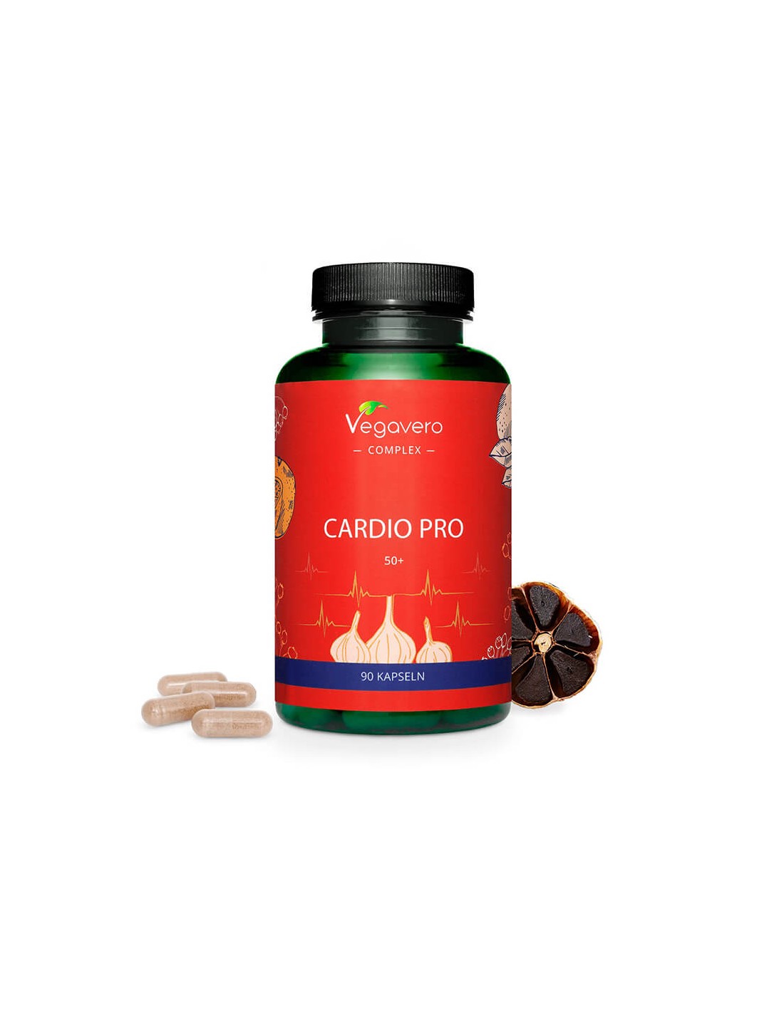 Cardio Pro 50+ - Healthy Heart Formula, 90 Vegavero Capsules - Nutra Best Europe