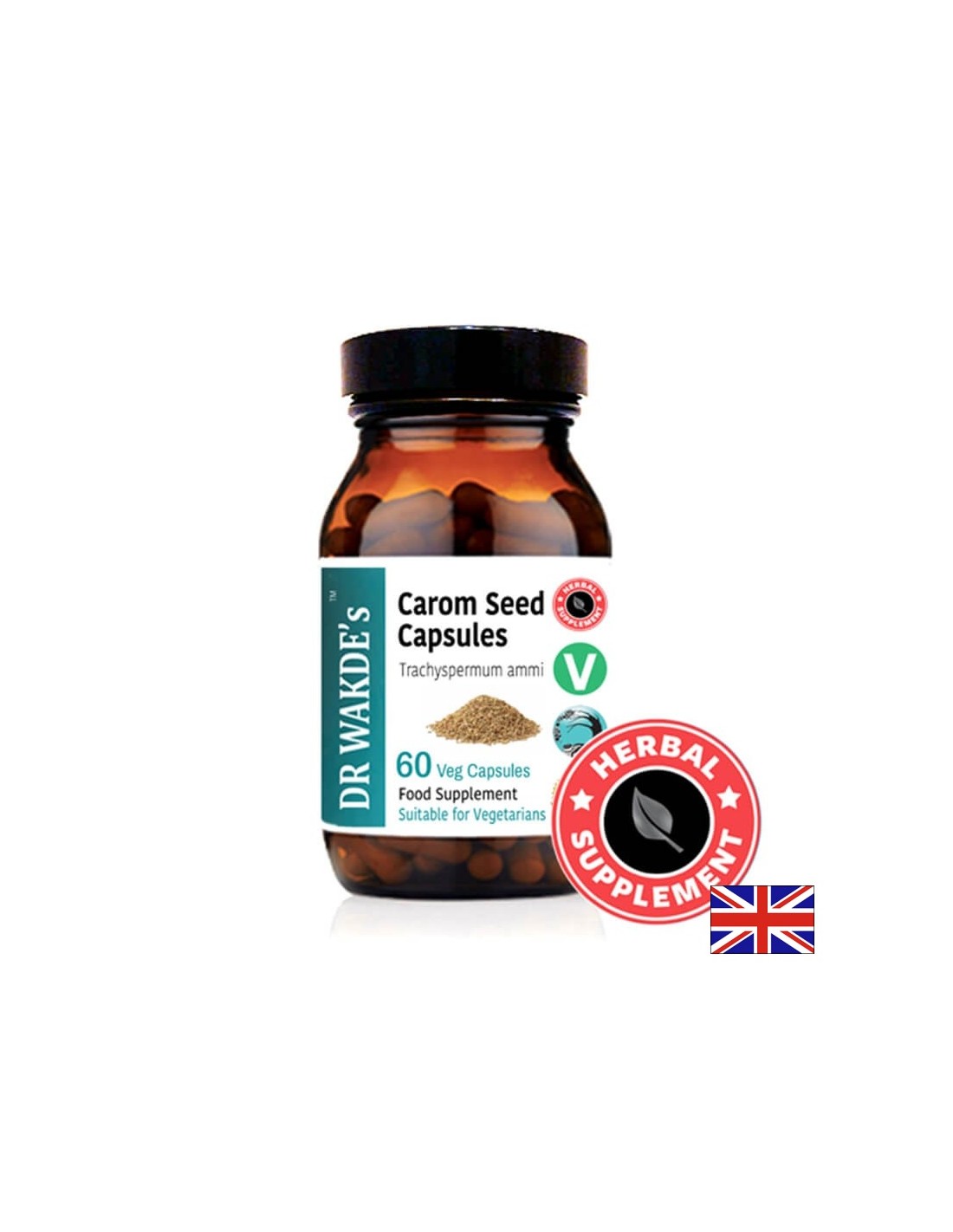 CAROM SEED - Za naduk, kolike, napihnjenost in drisko, 60 kapsul