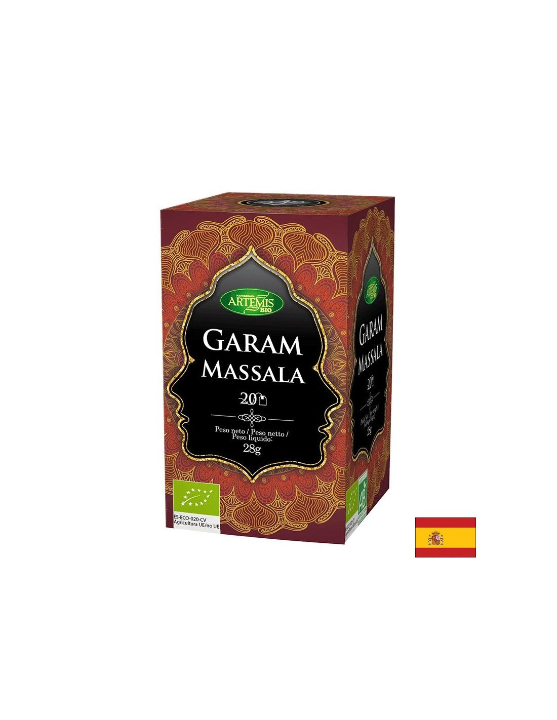 Organic Garam Masala čaj, 20 filtrirnih vrečk