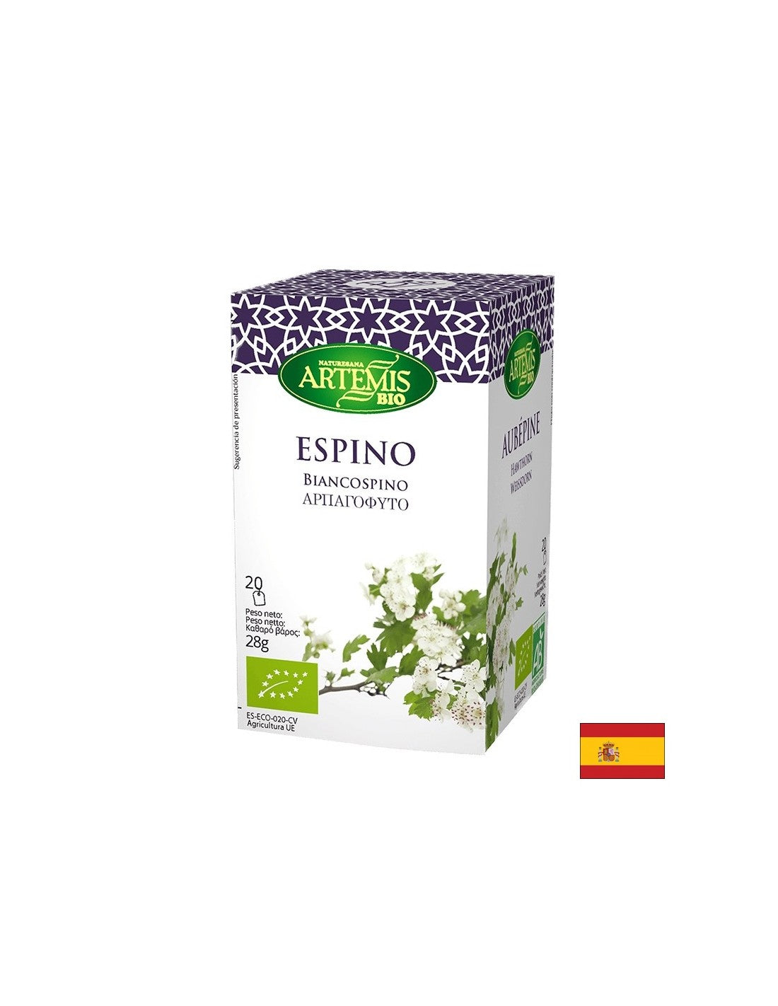 Organski čaj glog, 20 filtrirnih vrečk