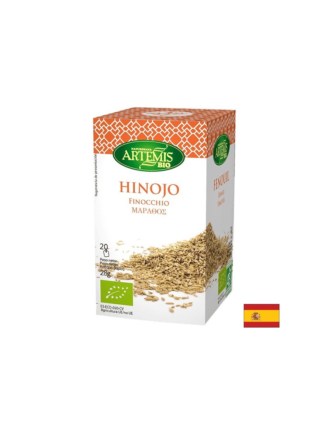 Organski koromač čaj, 20 filtrirnih vrečk