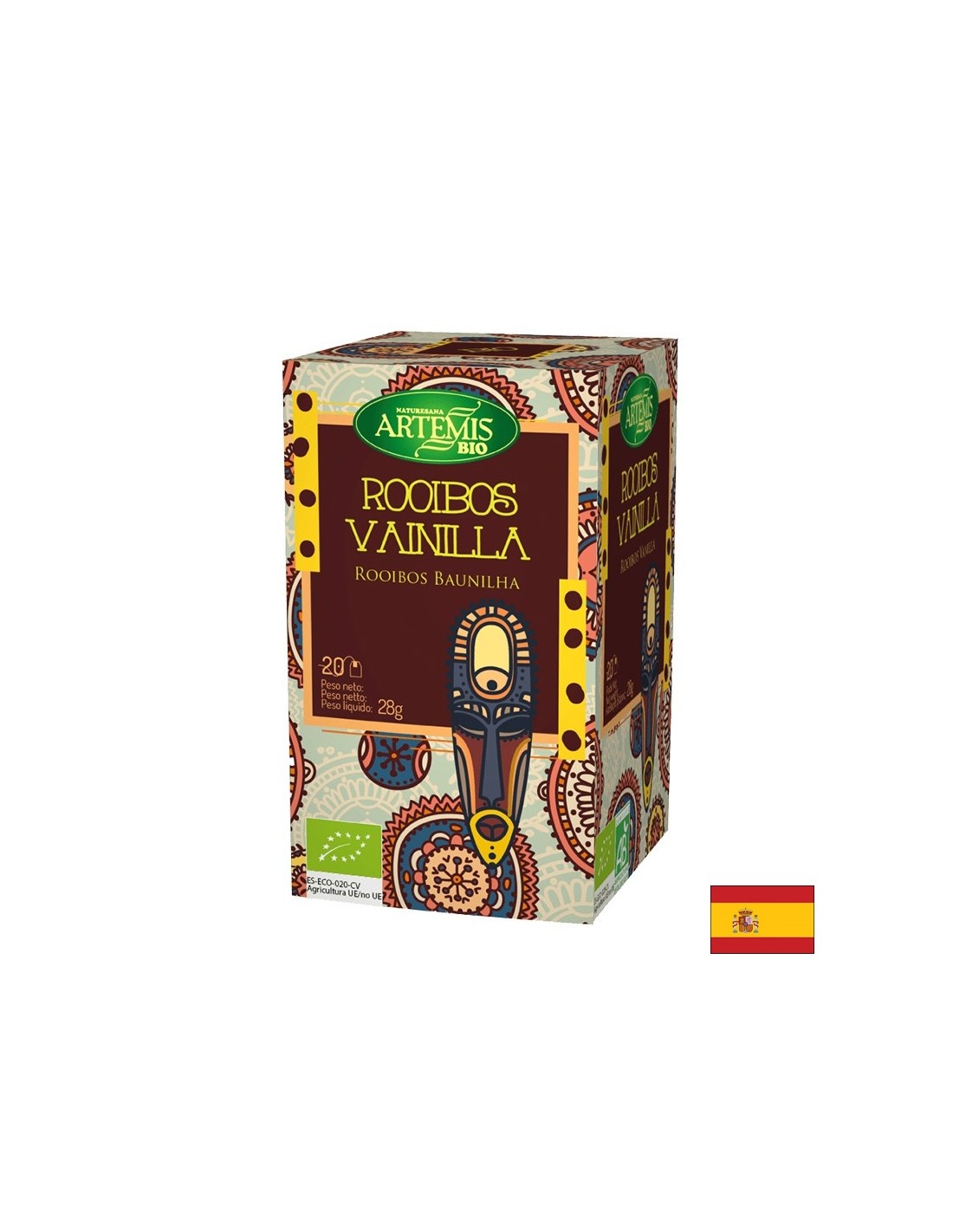 Vanilla aromatiziran rooibos čaj, 20 Herbes del Moli filtrirne vrečke