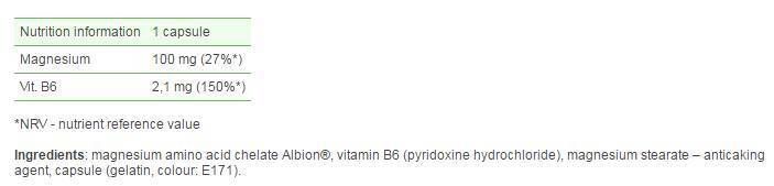 Chela mag B6 - 30 kapsul