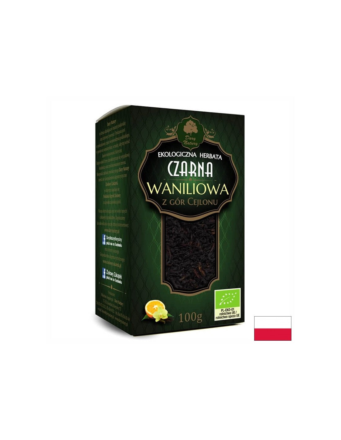 Črni cejlonski čajni bio, 100 g