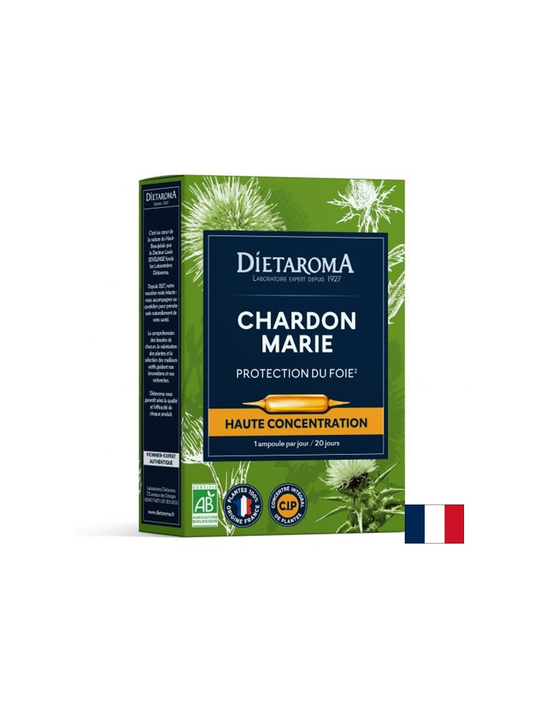 Jetra in žolč - mlečni tresenje, 20 pitja ampul