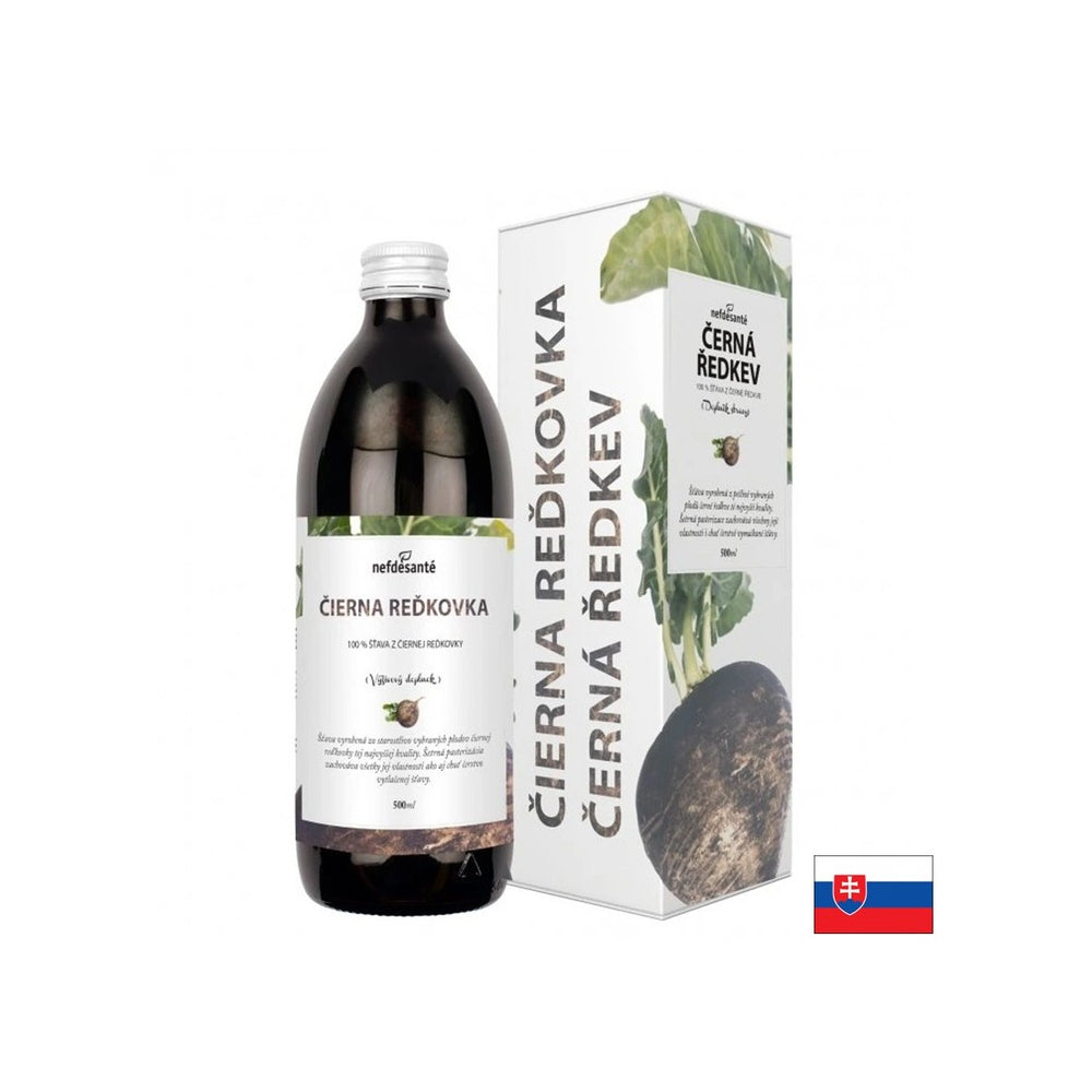Črni redkček soka za želodec in jetra, 500 ml, 10 odmerkov