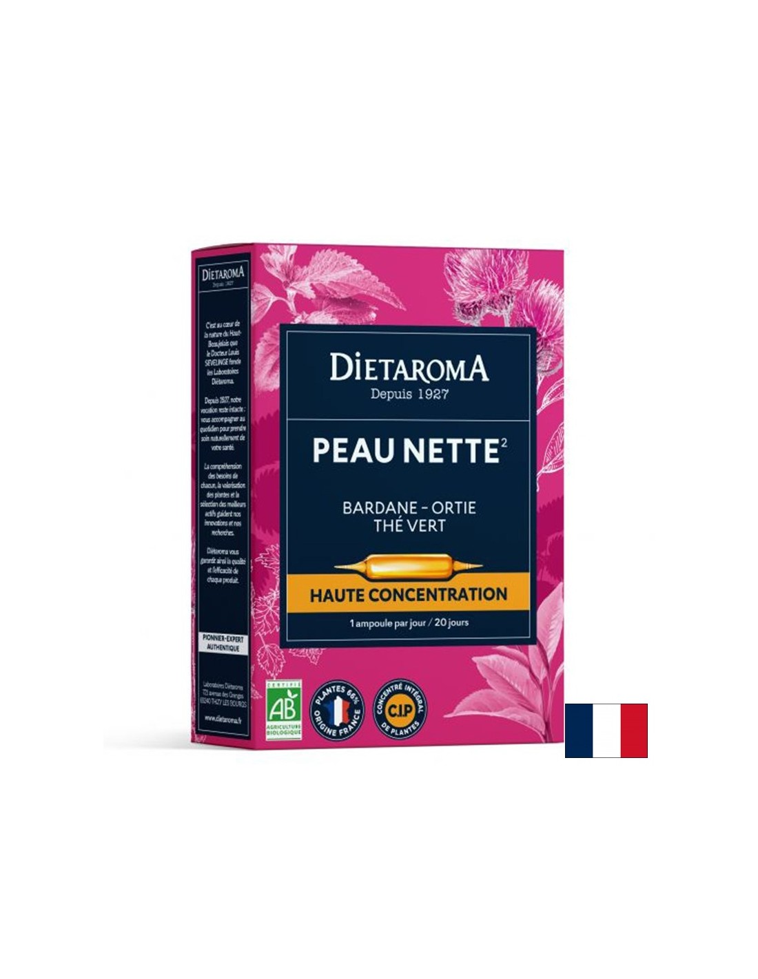 Peau Nette čista koža, 20 pitja ampule