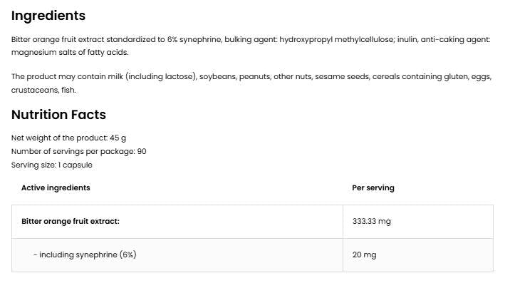 Snehrina 20 mg - 90 kapsul