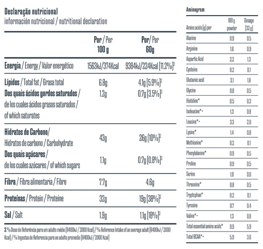 Takojšnji ovseni oves z rastlinskimi beljakovinami 300 gramov