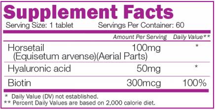Podpora za lase - 60 kapsul