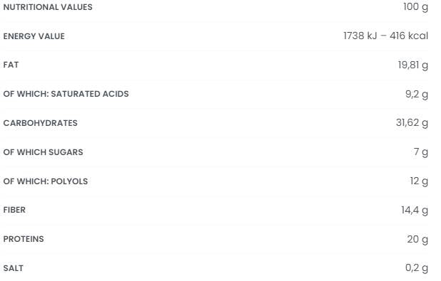 Visok beljakovine Bisco | Ingver 37 gramov