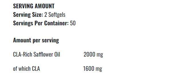 CLA Gold 1000 - 100 gel kapsul