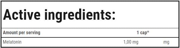 Melatonin 1 mg - 90 kapsul