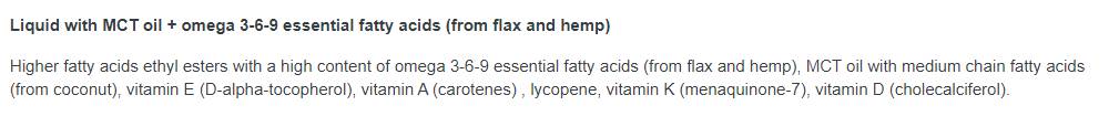 Keto tekočina | Mct & omega 3-6-9-10 x 10 ml